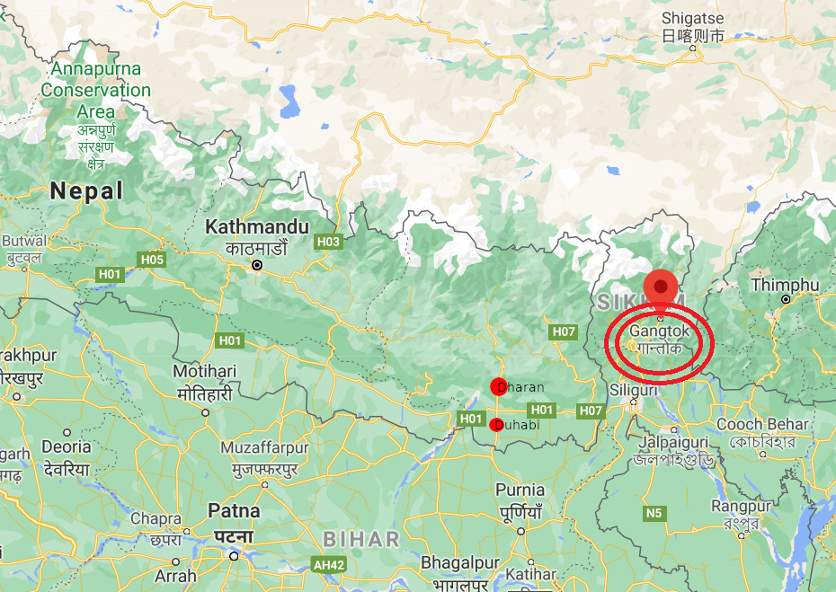 Aardbeving Sikkim